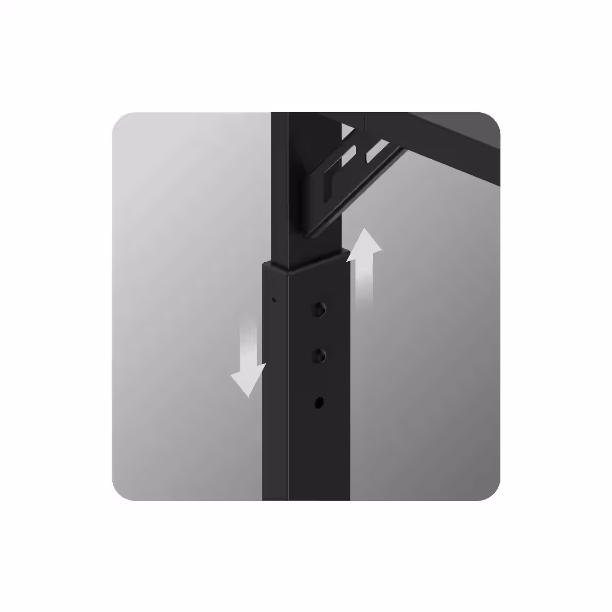 Desktop height adjustment