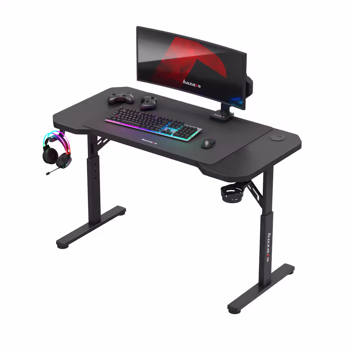 Desk with accessories