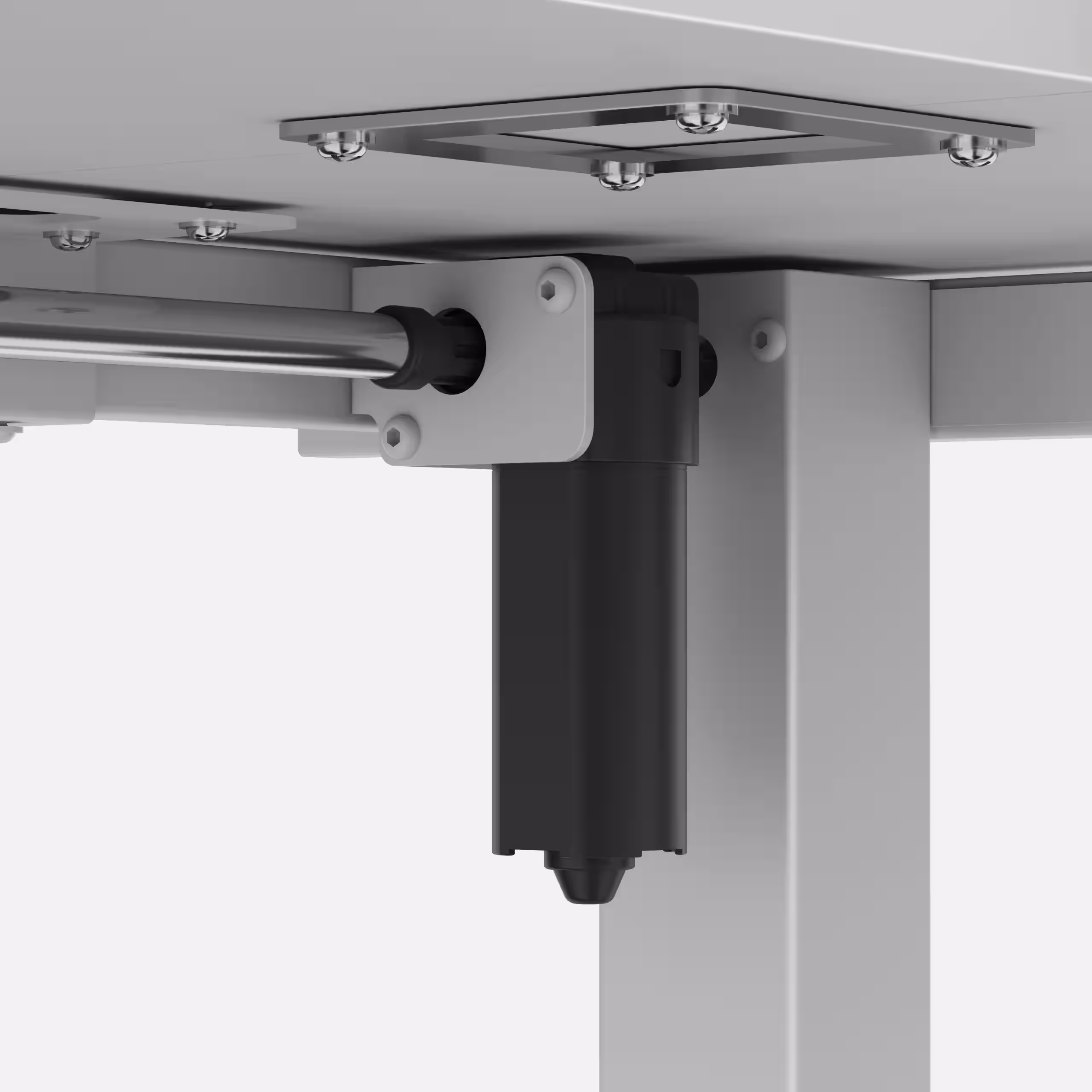 2 motors adjusting the height of the Hero 9.5 desk
