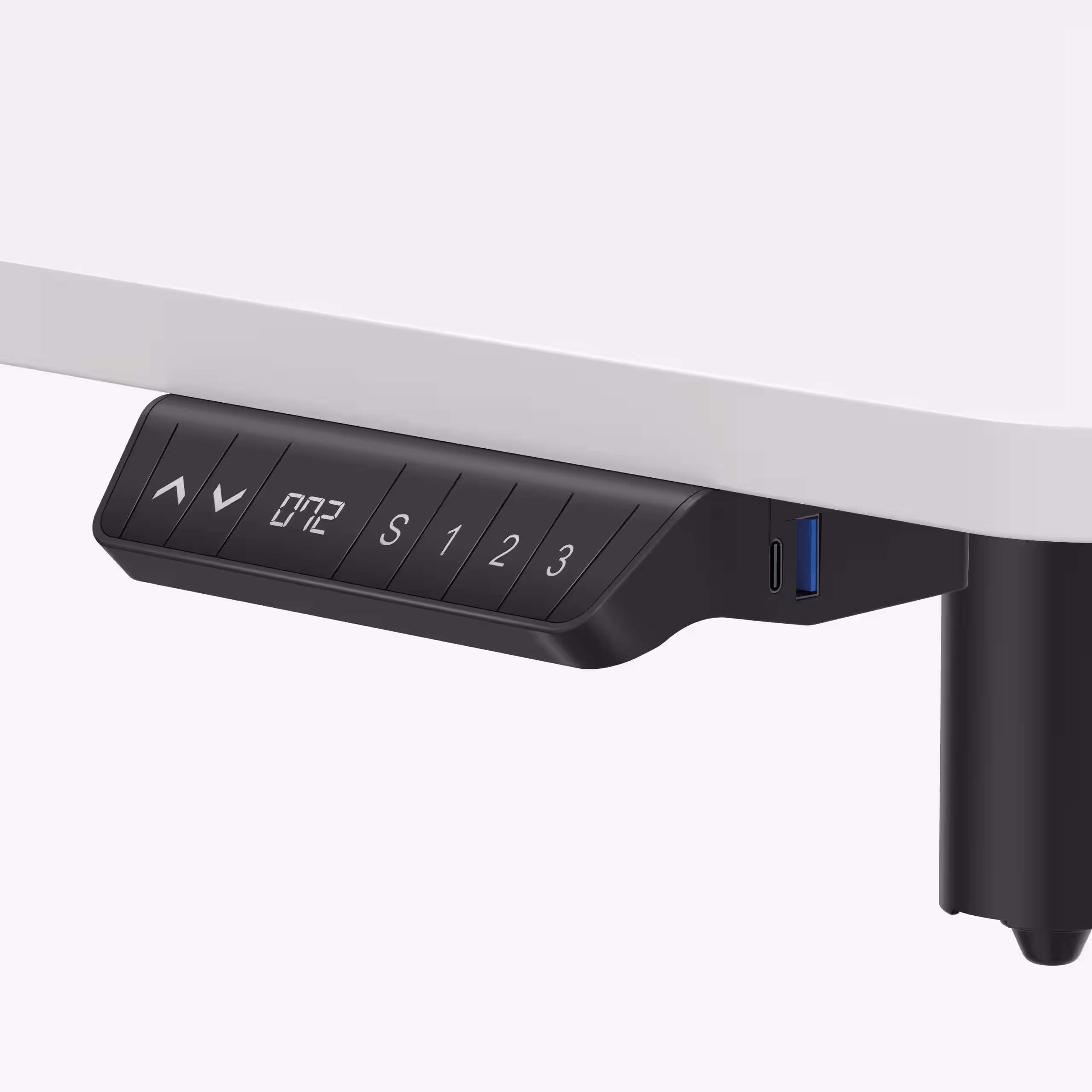 Huzaro Hero 9.5 electric desk USB and C panel