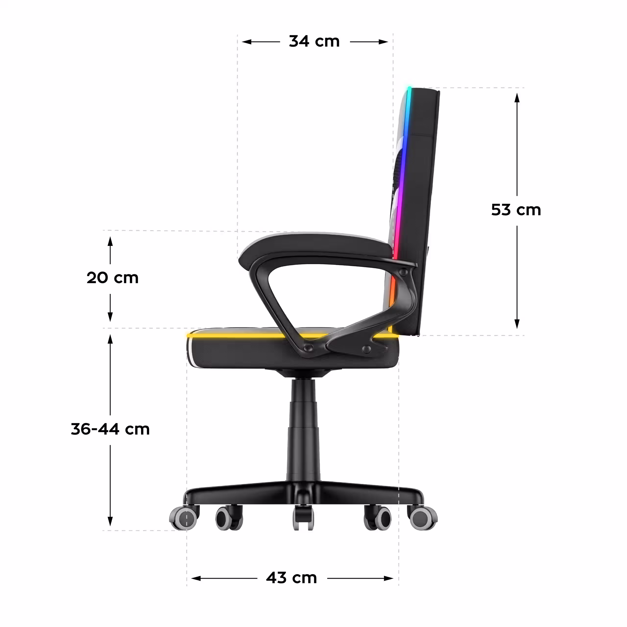 Ranger 1.0 chair dimensions - 2