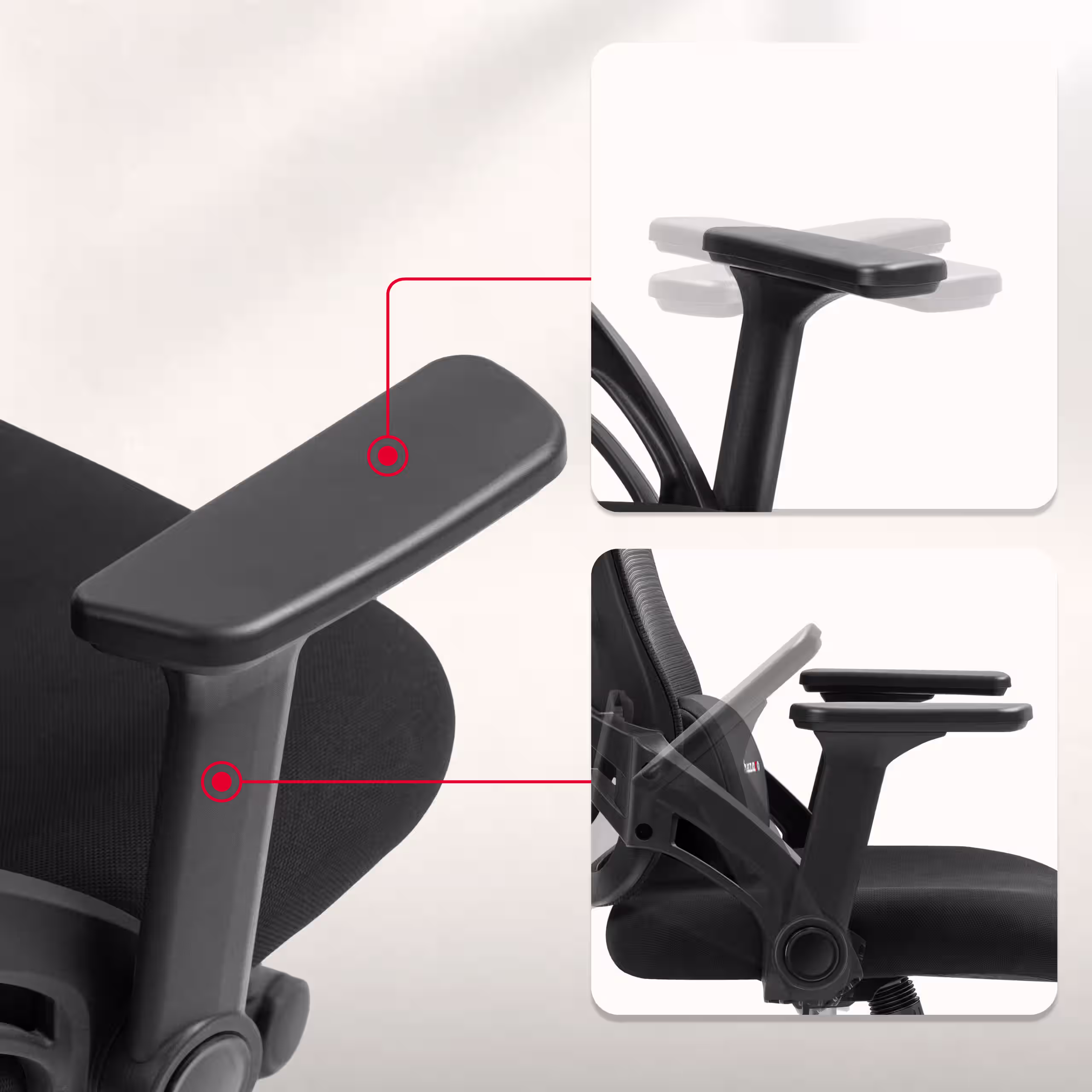FusionArm 3D armrests