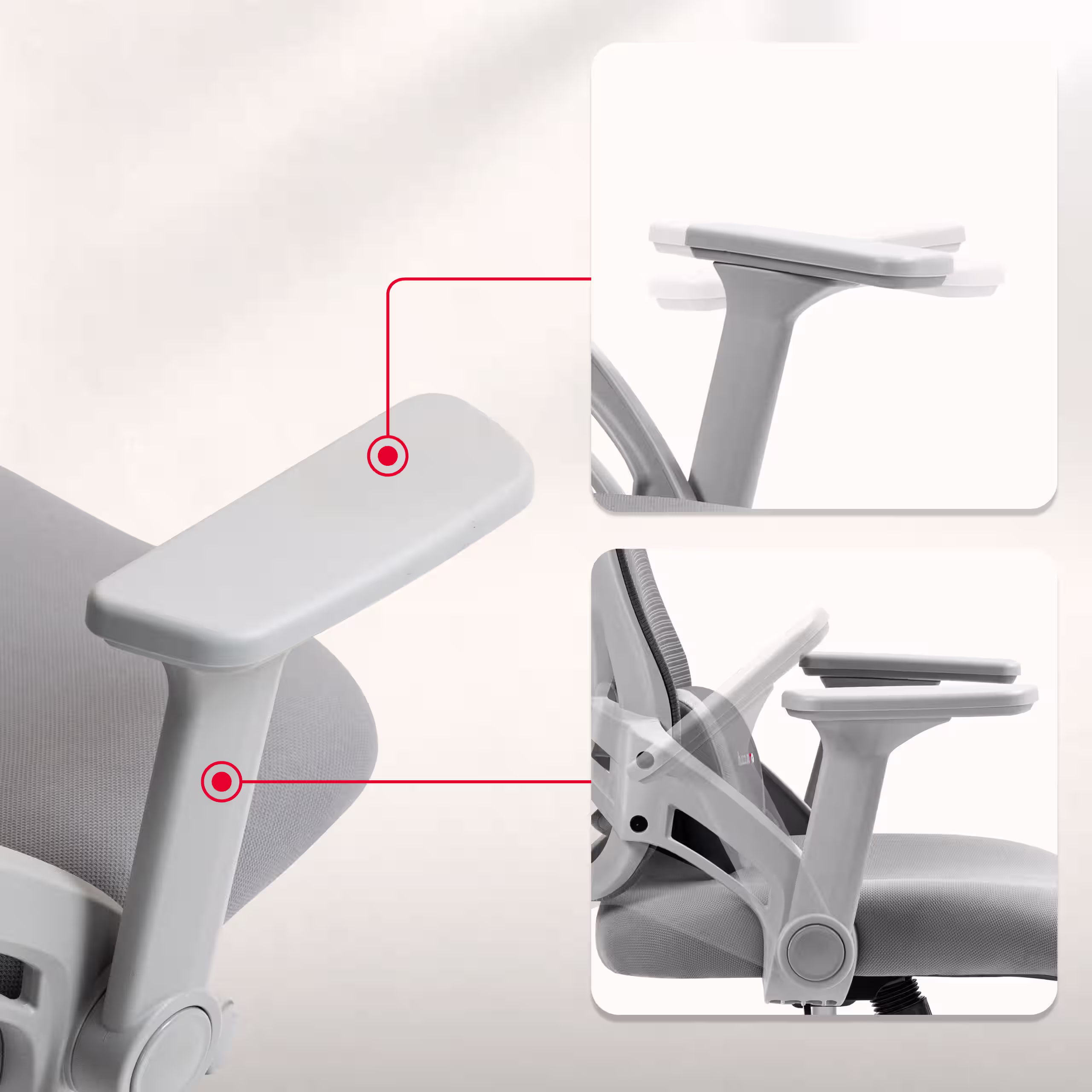 FusionArm 3D armrests