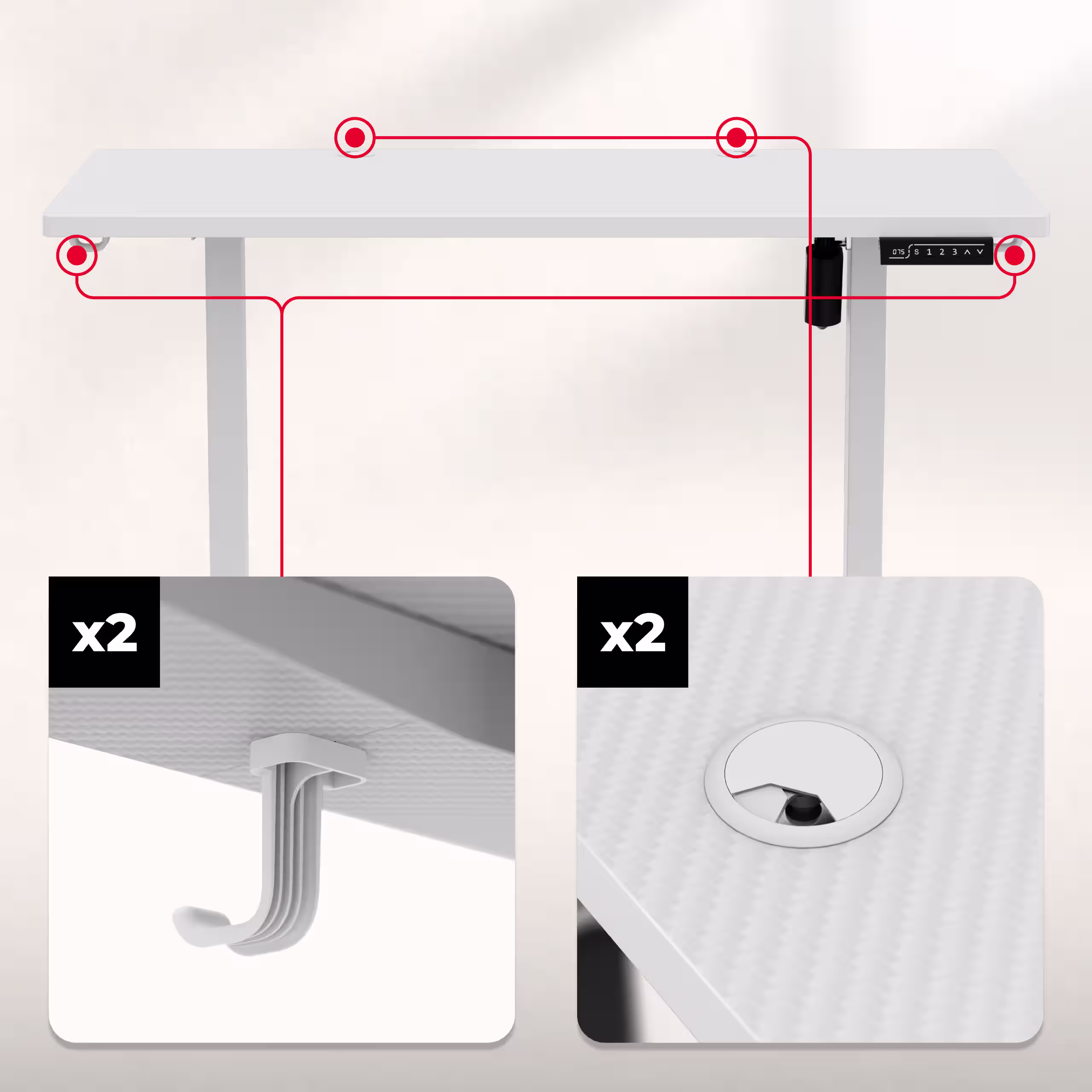 Hero 8.1 holders and cable ports