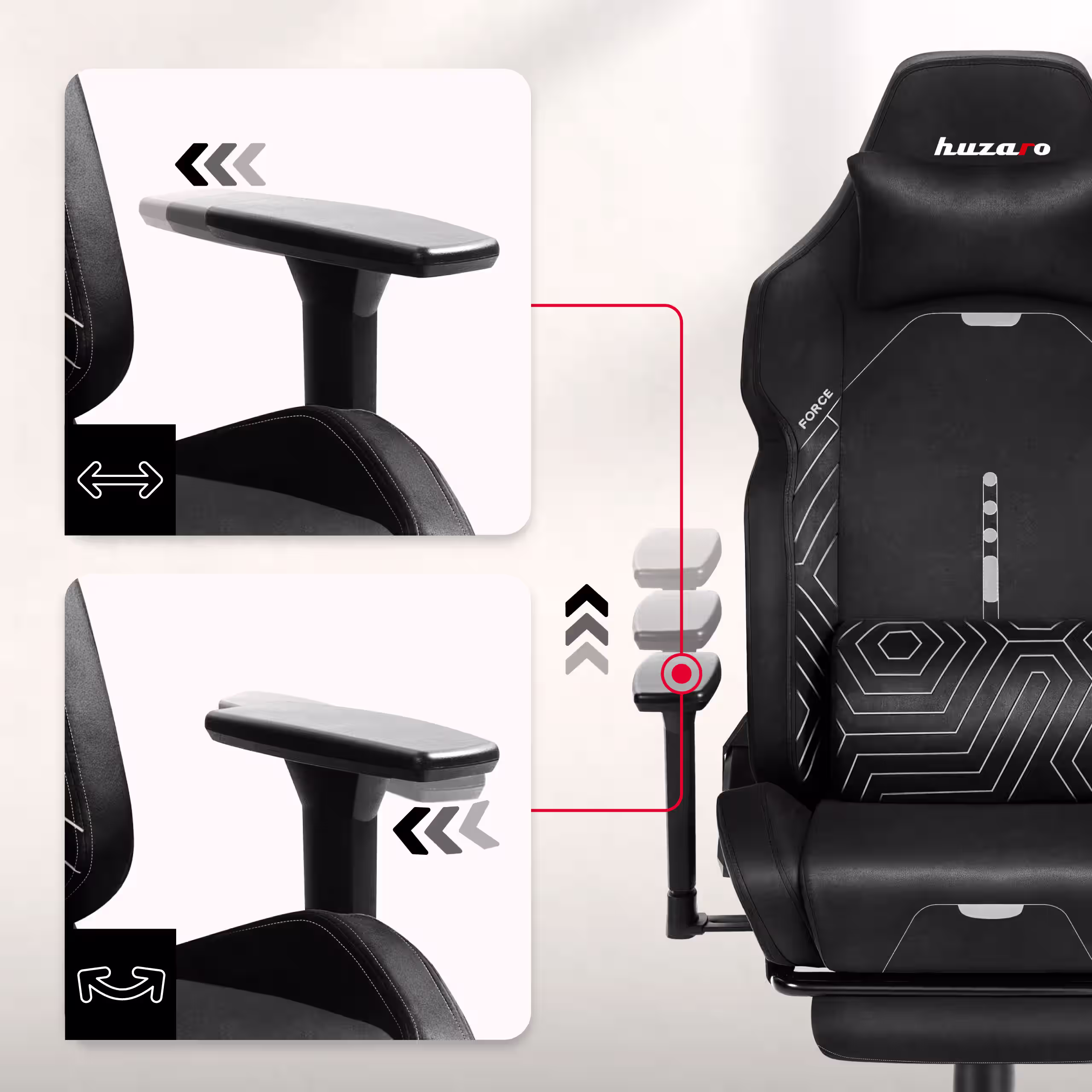 3D armrests