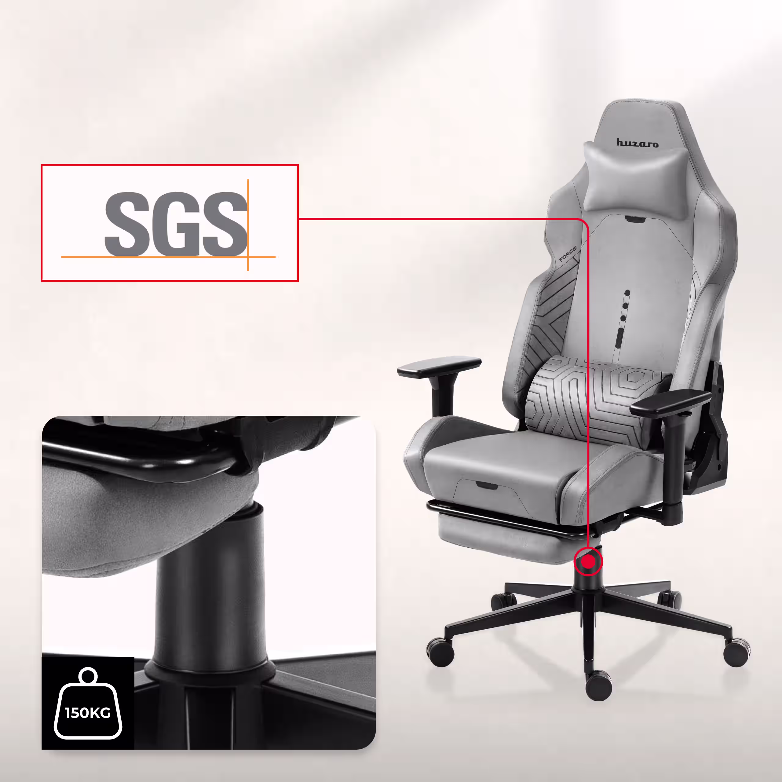 Steel chair base