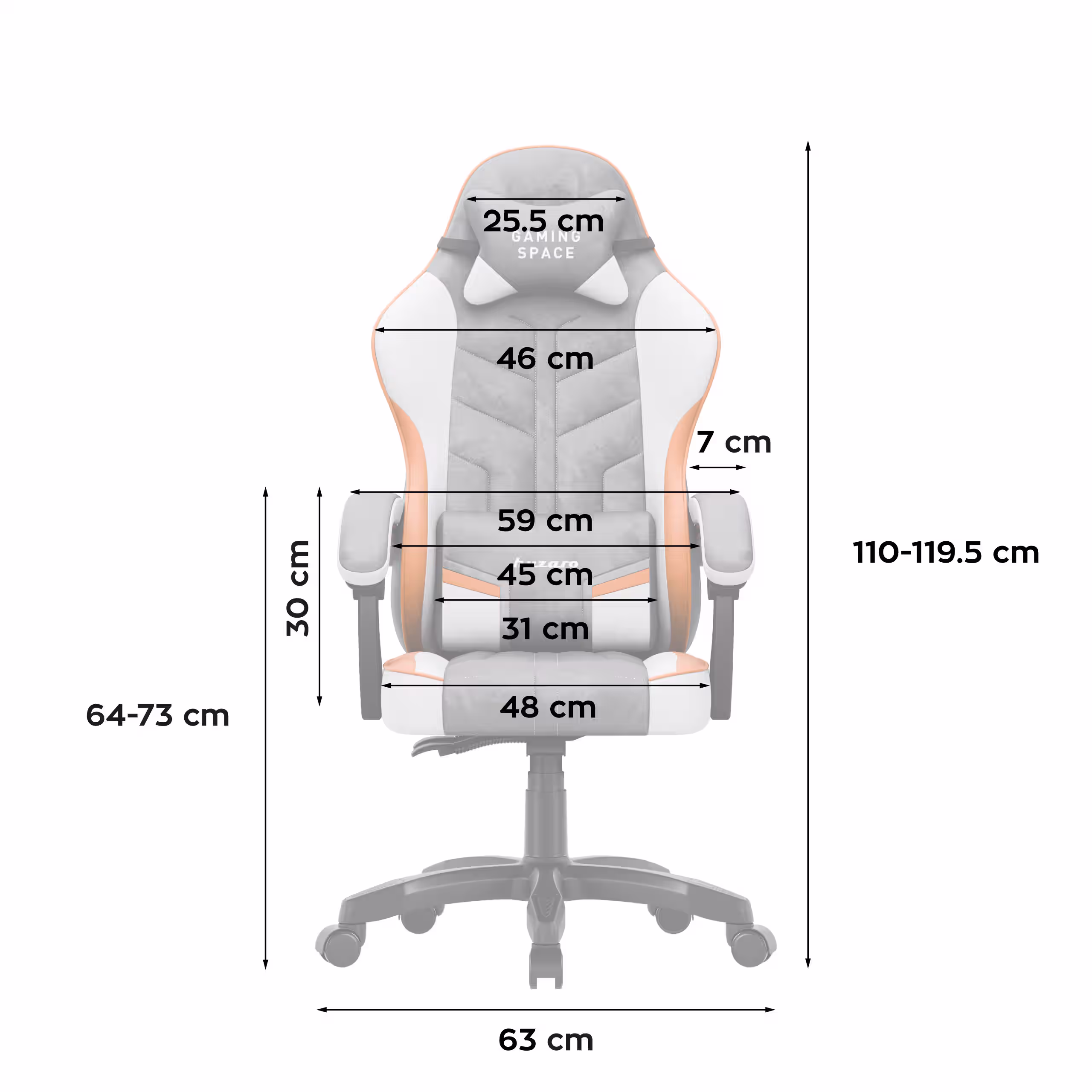 dimensions front