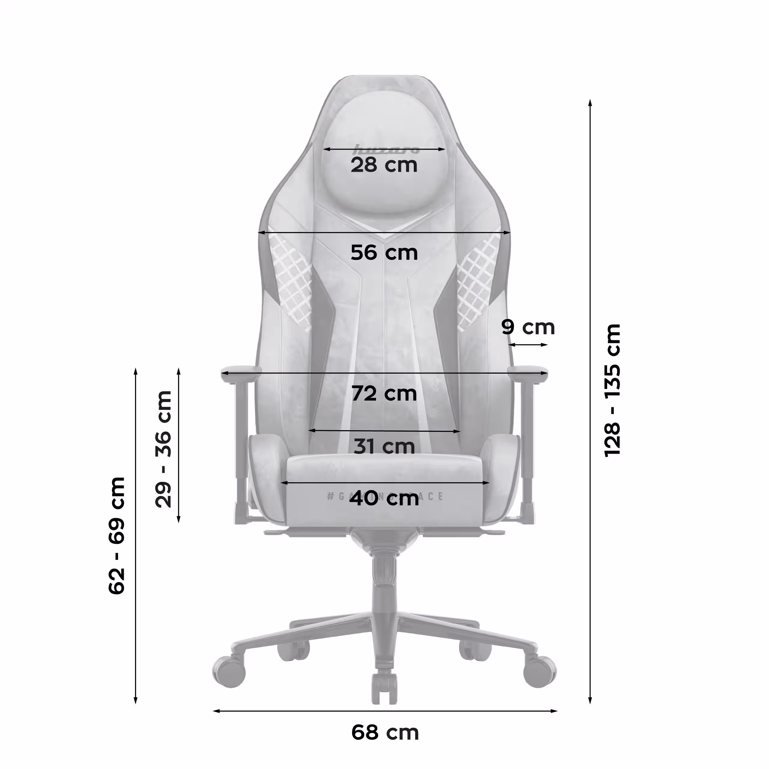 Dimensions front