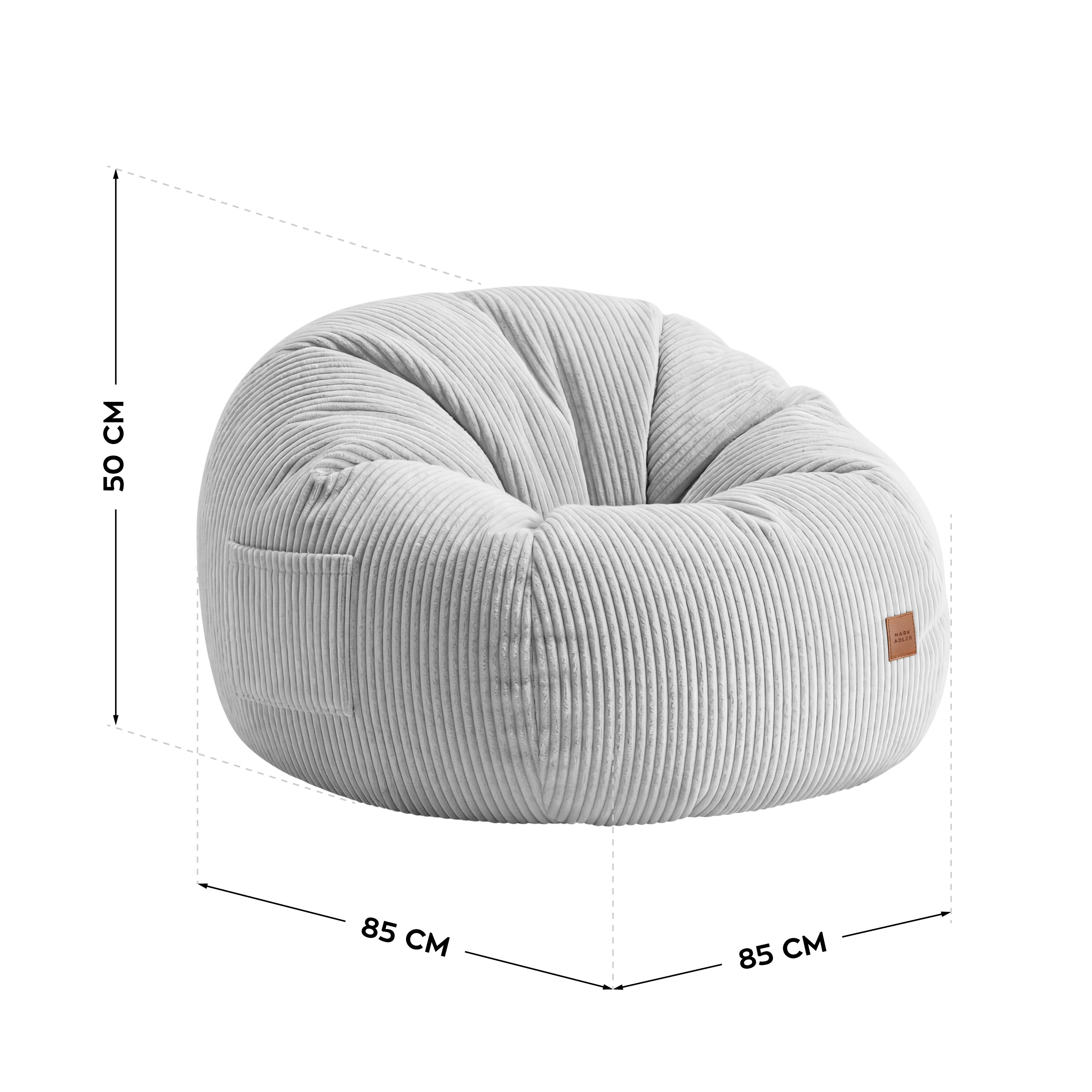 Comfy pouf dimensions