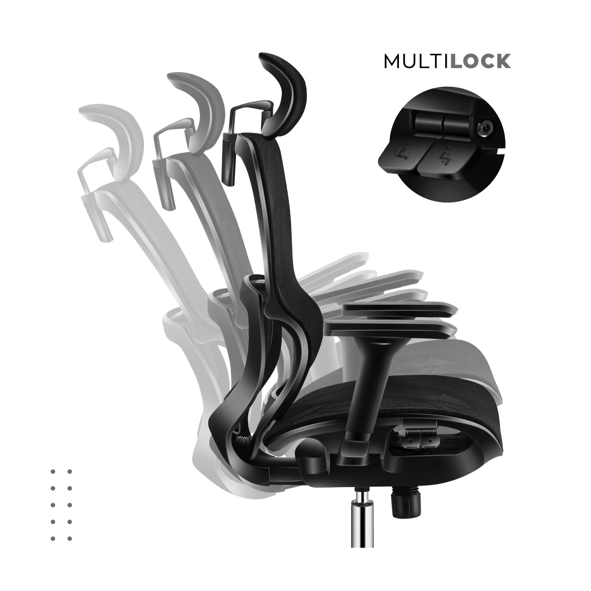 Backrest tilt in Mark Adler chair