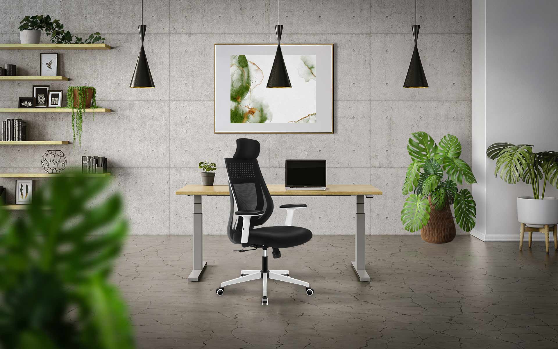 Mark Adler Manager 3.9 office chair standing in an office