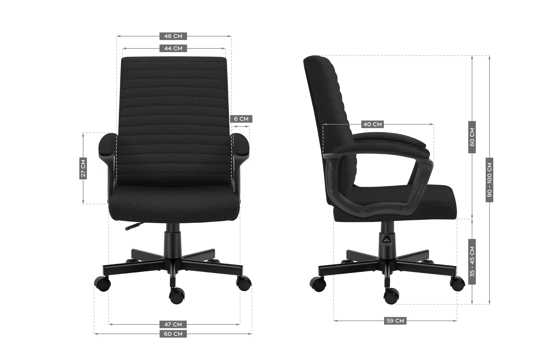 Dimensions of Mark Adler Boss 2.5 chair