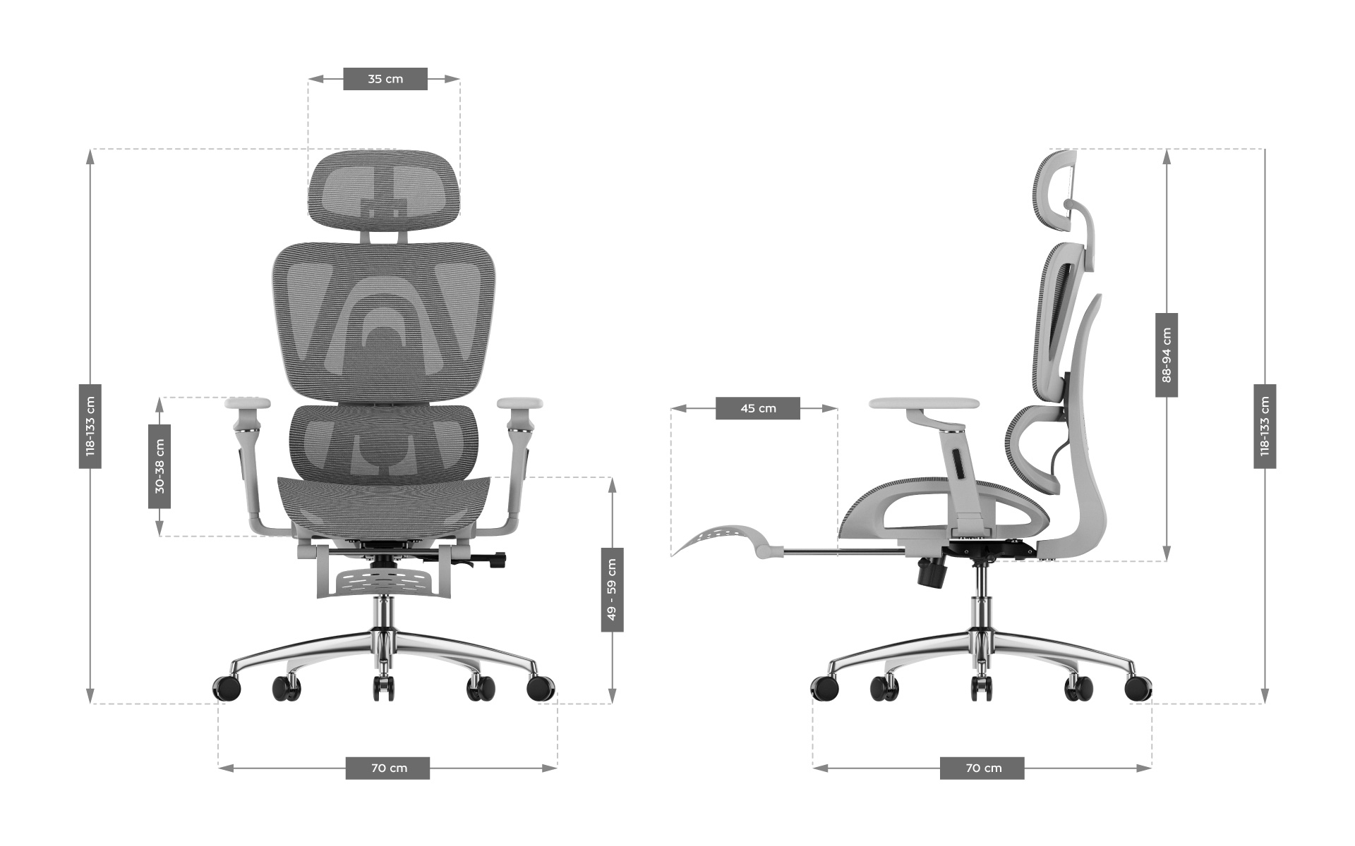 Huzaro Expert 7.9 dimensions