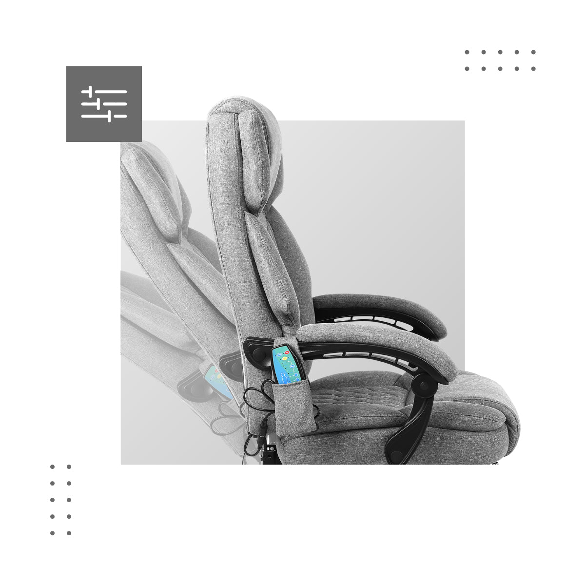 Chair with footrest Boss 6.0