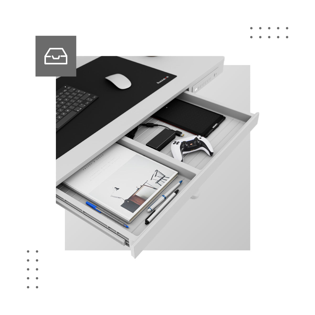 Leader 8.2 Electric Desk with Drawer