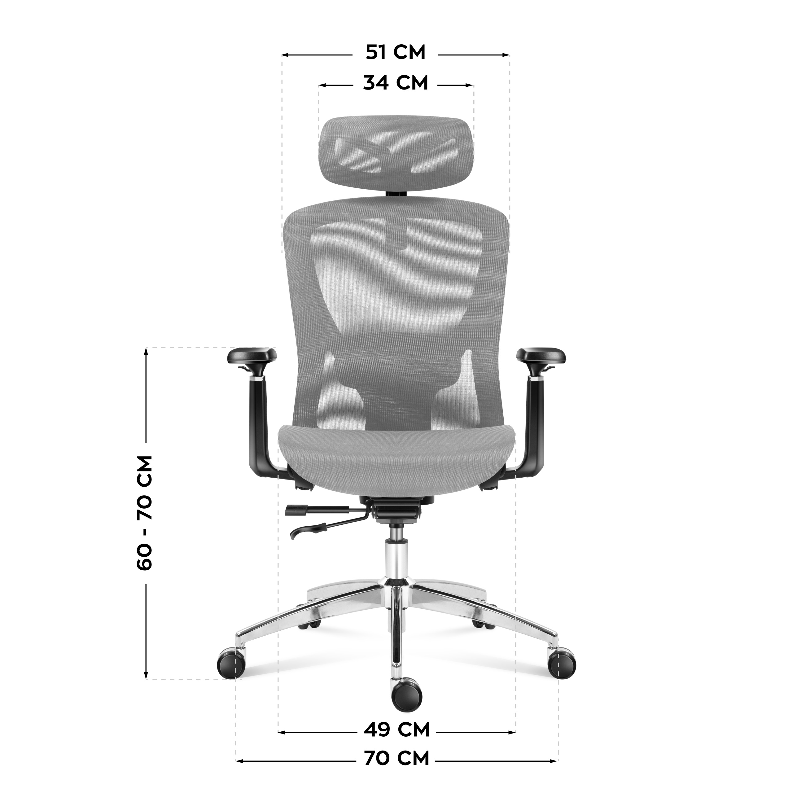 Expert 5.3 chair dimensions