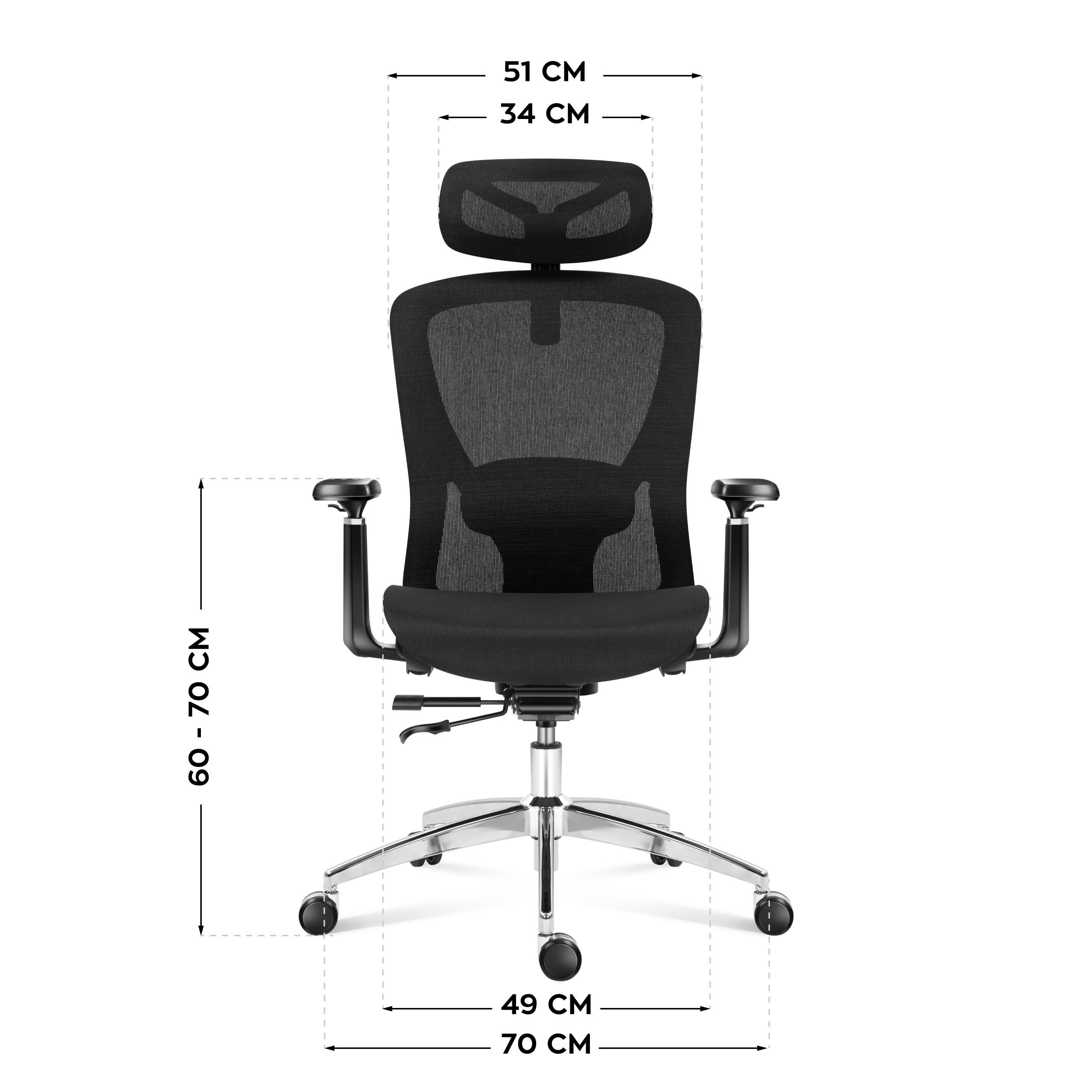 Expert 5.3 chair dimensions