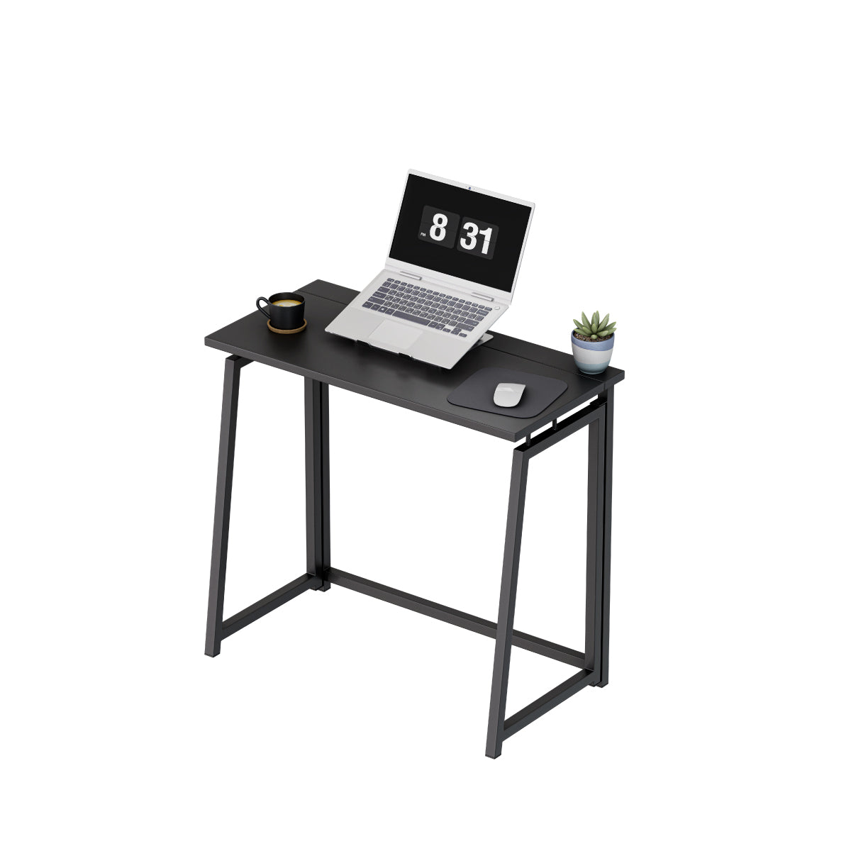 Electric desk Mark Adler Leader 7.0 with computer peripherals on the desktop