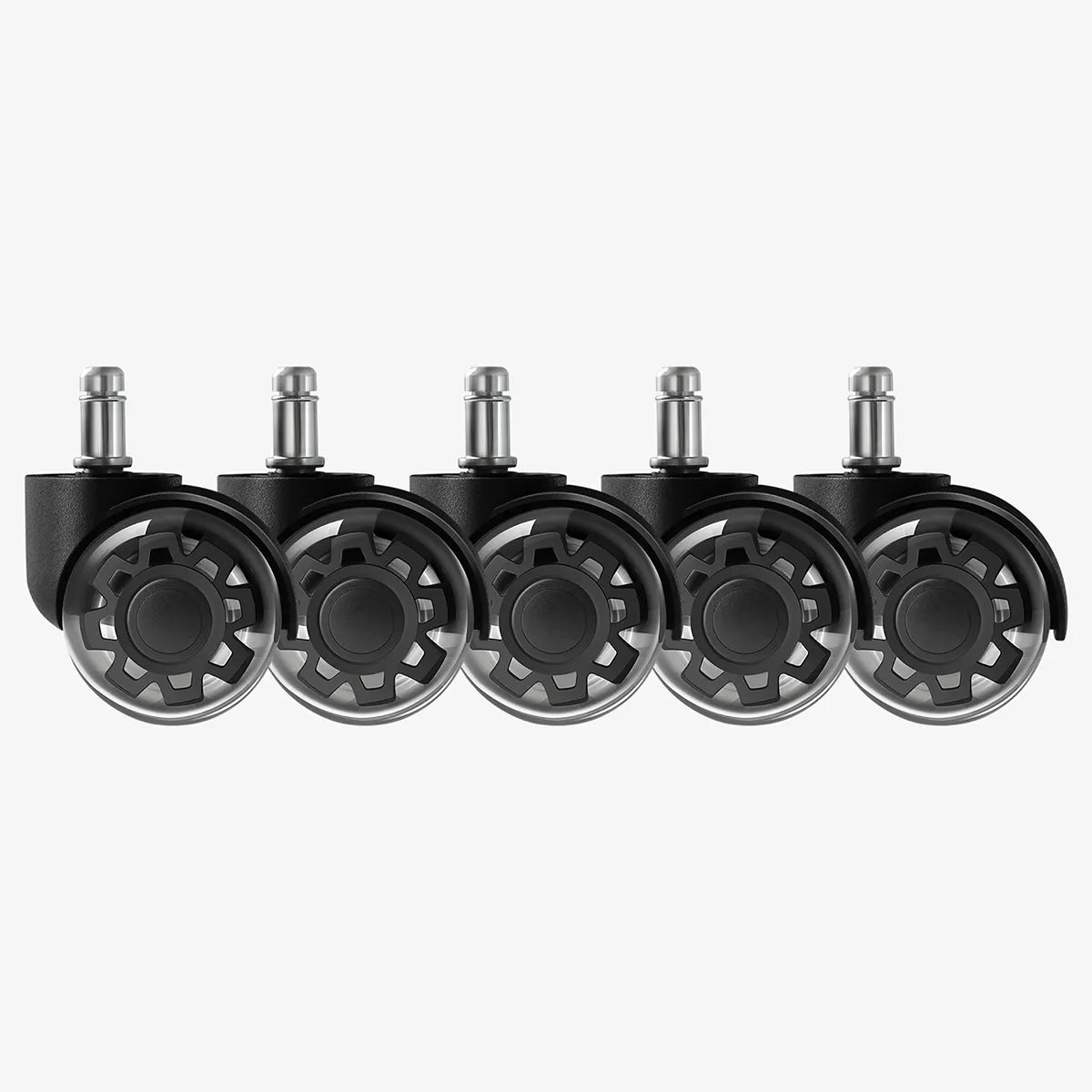 Wheels 3.0 Black Office Chair Casters - 4