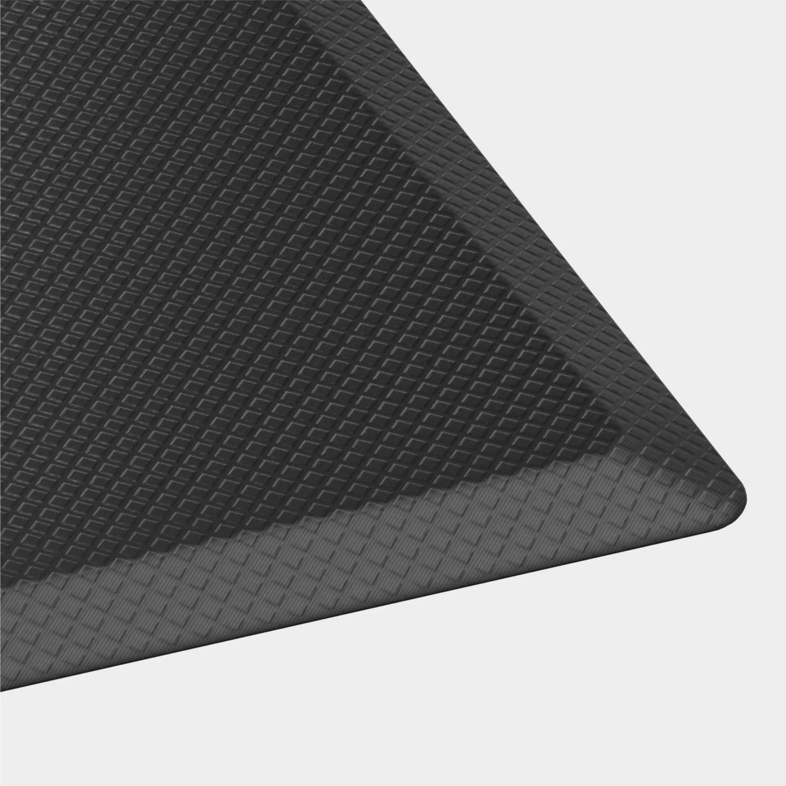 Mat with beveled edges