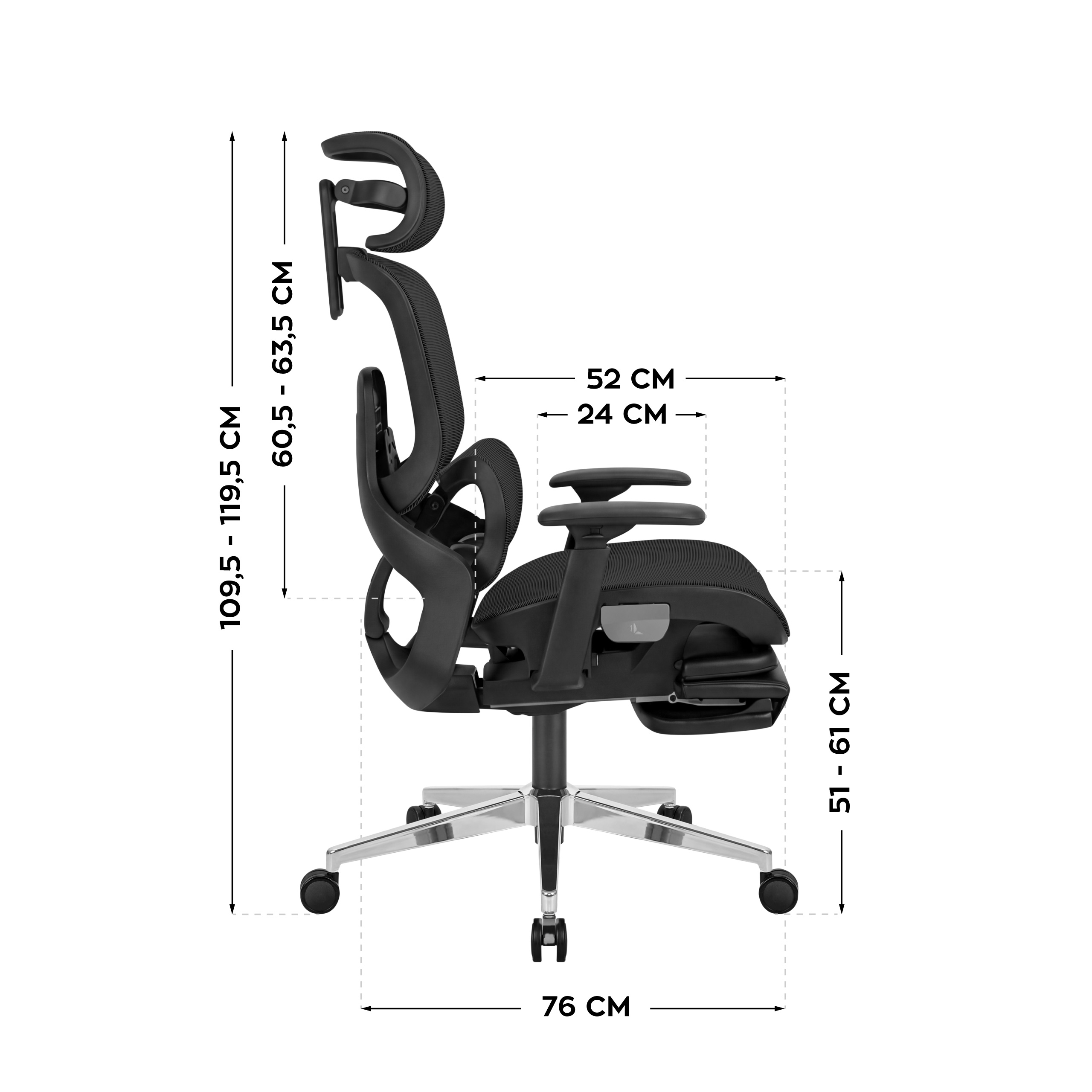 Mark Adler Expert 9.3 chair dimensions