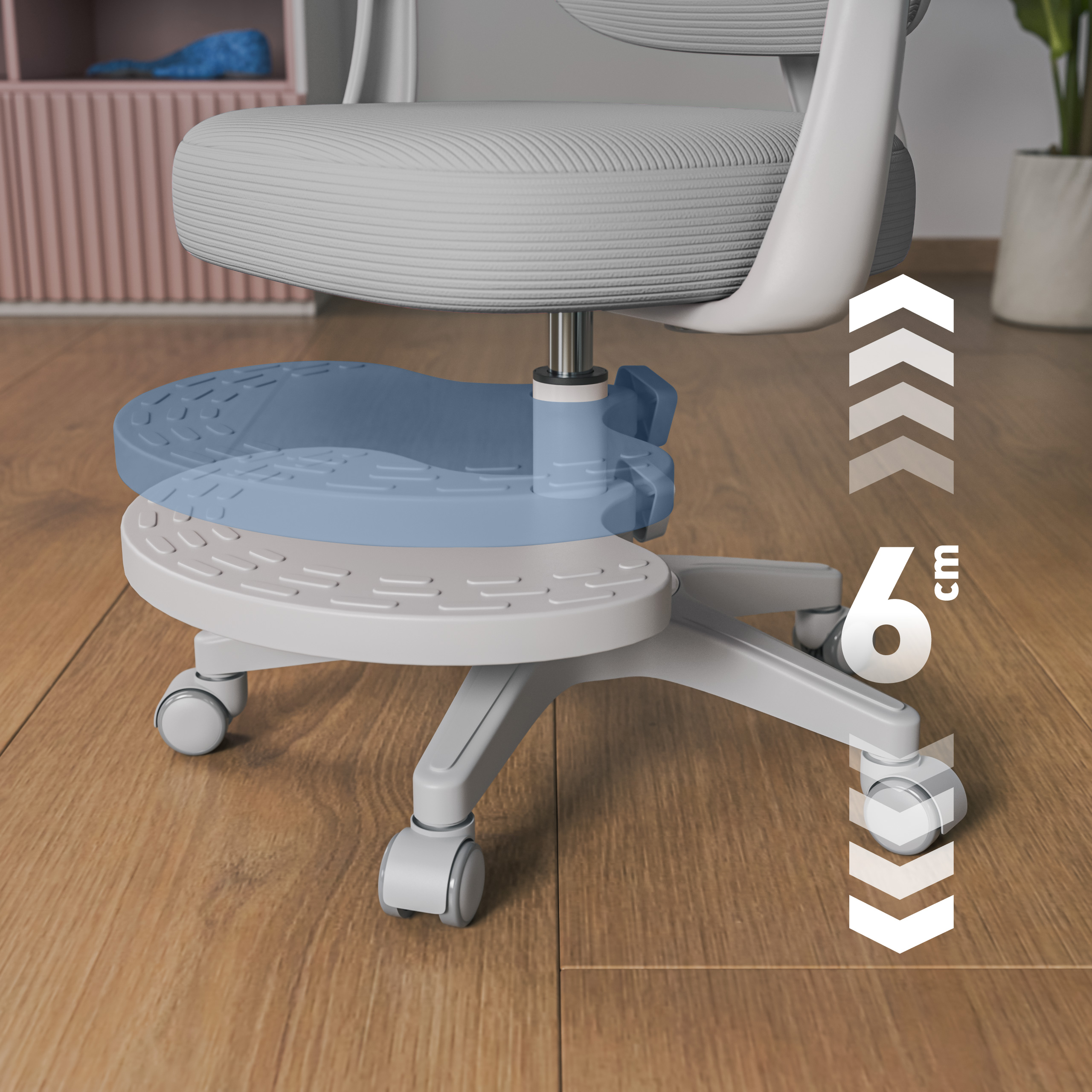 Junior 4.4 adjustable footrest