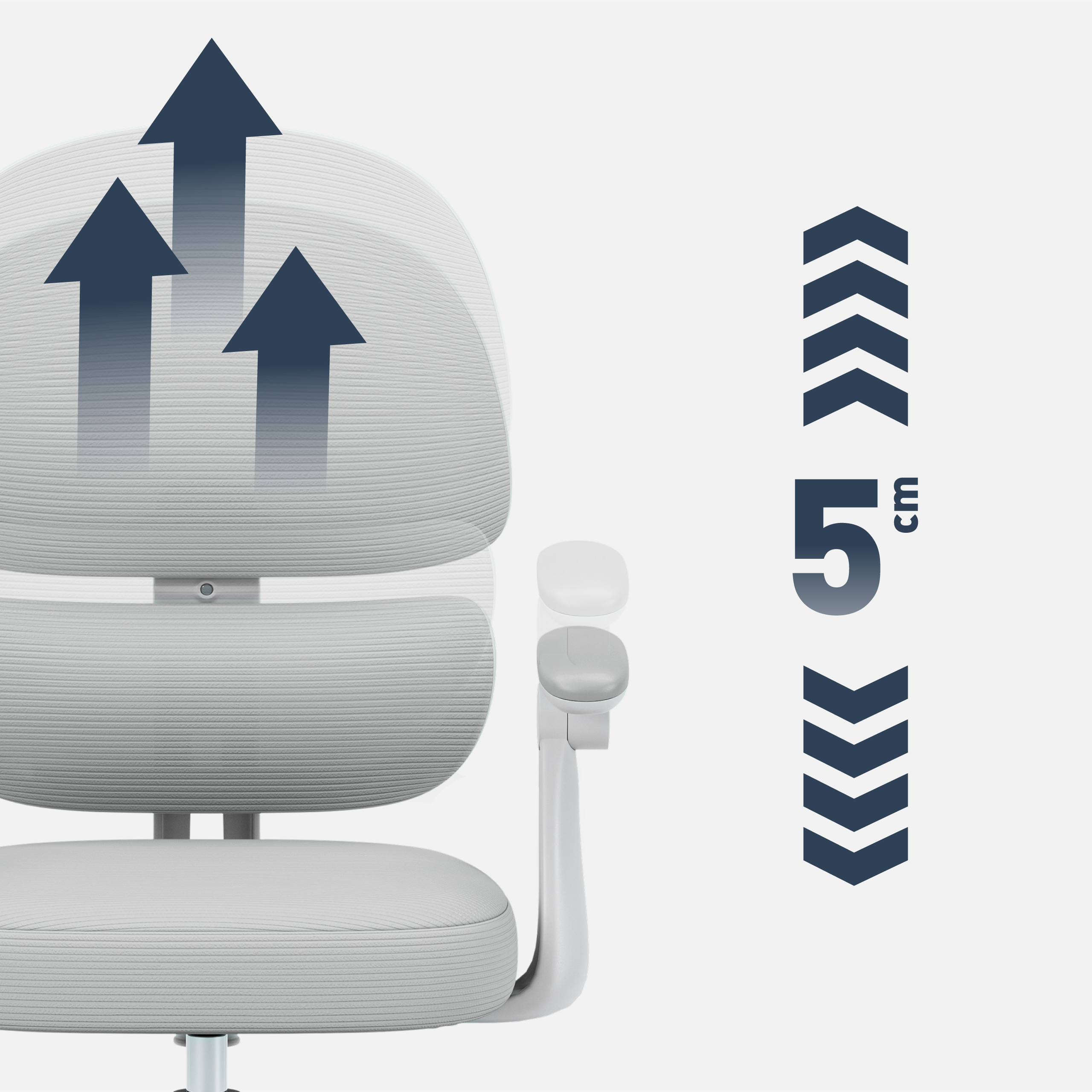 Junior 4.4 backrest height adjustment