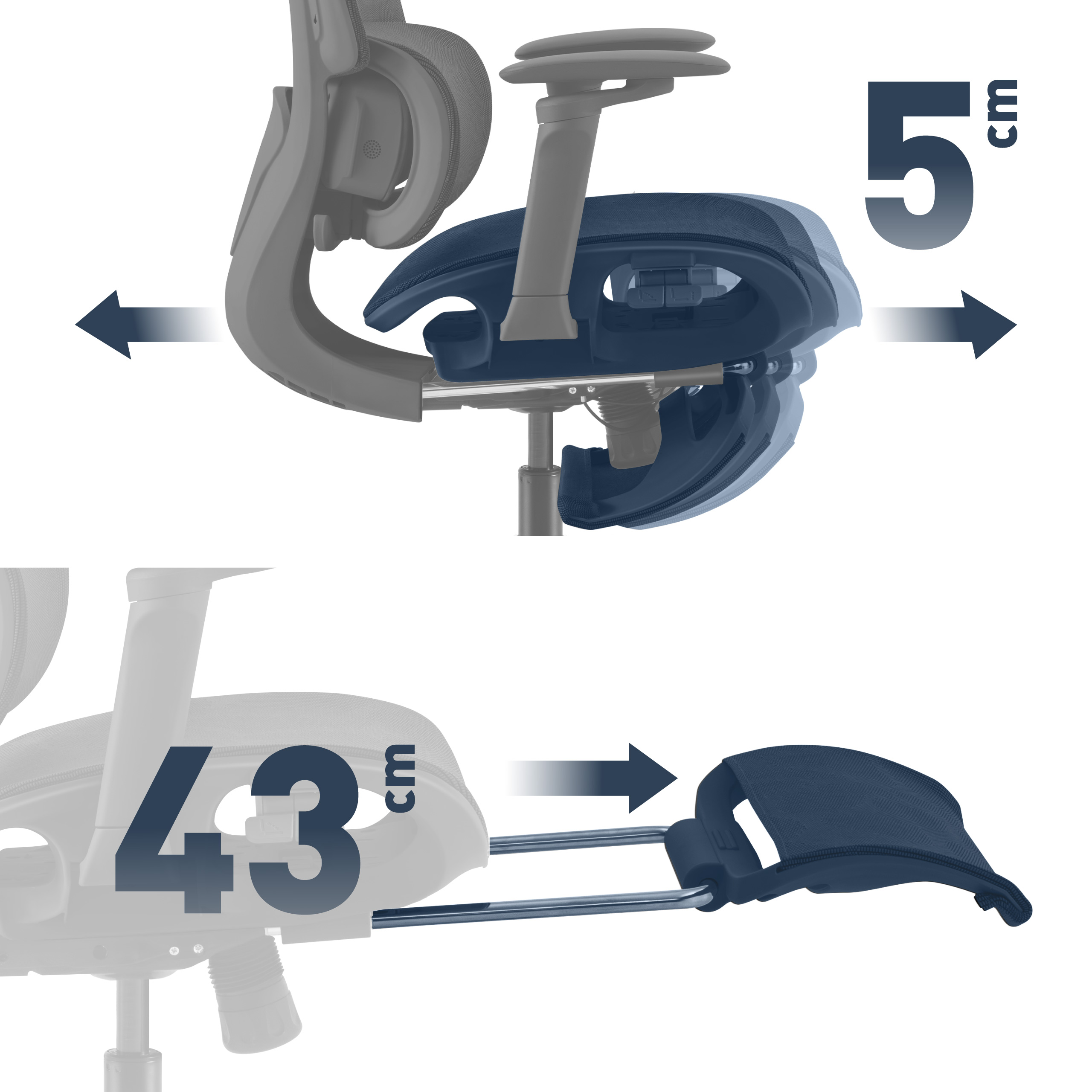 Retractable footrest