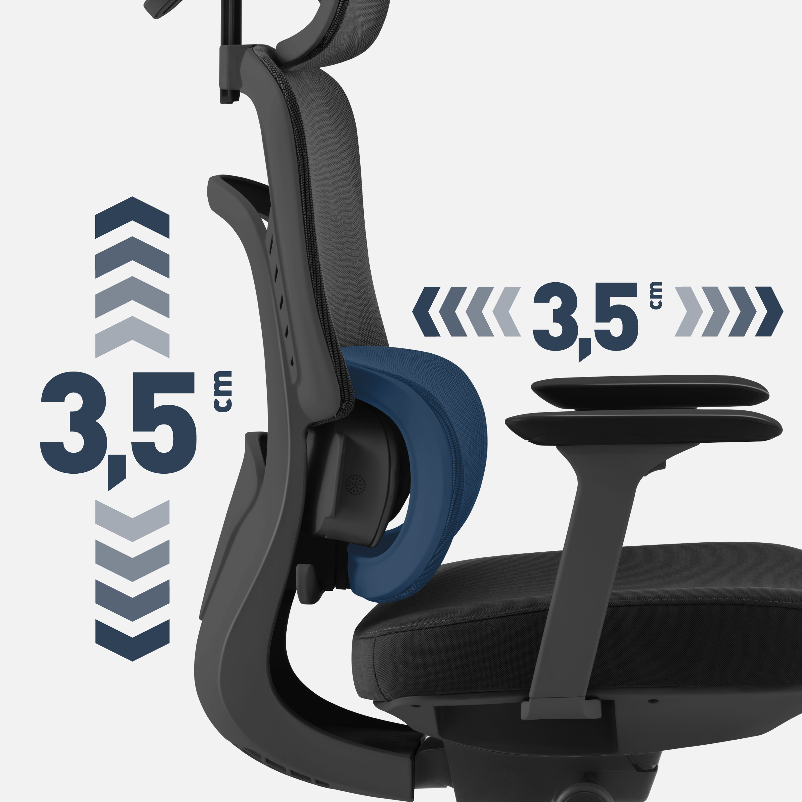 Lumbar support adjustment